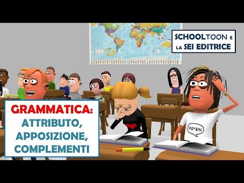 Grammar - Attribute, apposition, direct and indirect complements