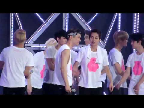 HD Fancam 140815 EXO,SNSD,SHINee,SuperJunior,fx ENDING @ SMTOWN Concert In Seoul