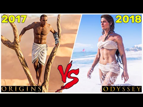 Evolution of Assassin's Creed Origins VS Assassin's Creed Odyssey