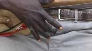 Advanced Akonting playing by Ekona Jatta.Gambia. 2003