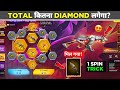 THOMPSON X UZI RING 1 SPIN TRICK TOTAL KITNA DIAMOND LAGEGA THOMPSON SKIN MEIN FREE FIRE EVENT