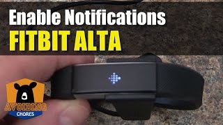 Fitbit Alta - How To Enable Smartphone Notifications - FEATURE REVIEW
