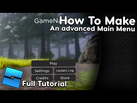 How to make an Advanced Main Menu // Roblox Studio Tutorial
