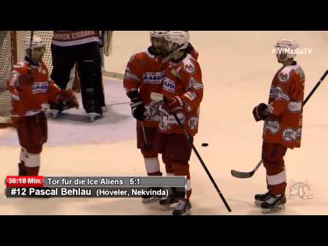 Ratinger Ice Aliens vs. Eisbären Hamm 7:1 (30.01.15, Highlights+PK)