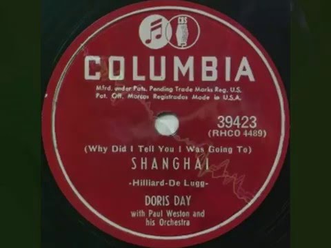 Doris Day with Paul Weston and his Orchestra - Shanghai (1951)