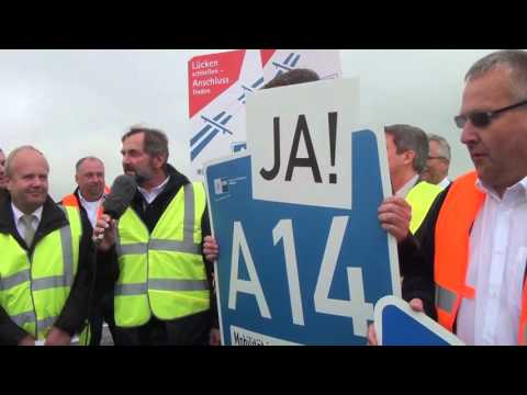 Wirtschaft demonstriert für A 14 (12.09.2015)