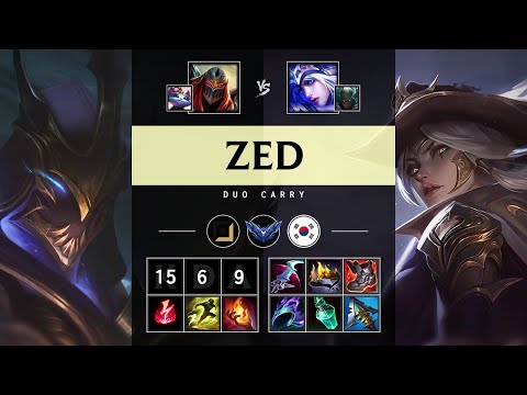 Zed ADC vs Ashe - KR Diamond Patch 25.05