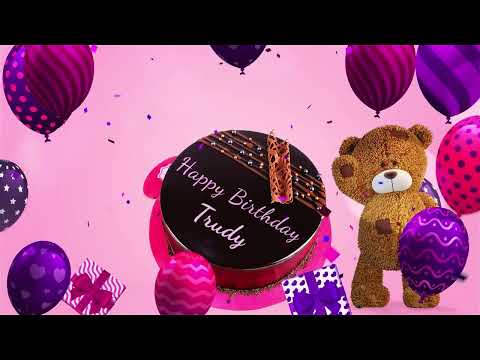 Happy Birthday Trudy | Trudy Happy Birthday Song