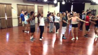 Tori's Cotillion Harry Potter Waltz Practice at Quest Studio 092114