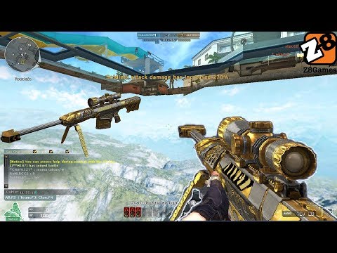 Crossfire NA 2.0 : Barrett M82A1 - Noble Gold - Hero Mode X - Zombie v4