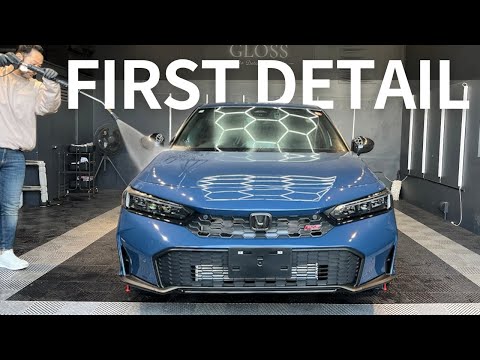 HONDA CIVIC RS FIRST DETAIL | CAR WASH | CAR DETAIL | ASMR |