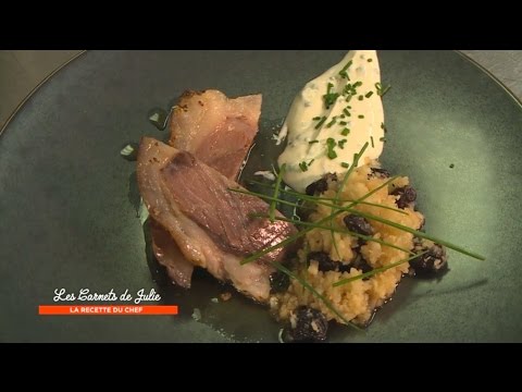 Recette : Jambonneau au foin, sauce aigrelette de Thierry Marx - Les Carnets de Julie - Les jambons