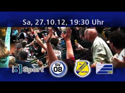 Ankündigung SG LVB vs. SV 08 Auerbach (Samstag, 19:30 Uhr, Sporthalle Brüderstraße Leipzig)