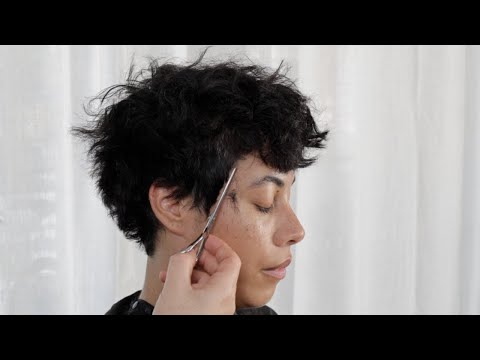 Pixie Haircut Tutorial | Curly Pixie Shape (Step-by-Step)