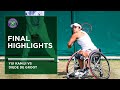 Diede De Groot vs Yui Kamiji | Ladies' Wheelchair Singles Final Highlights | Wimbledon 2022