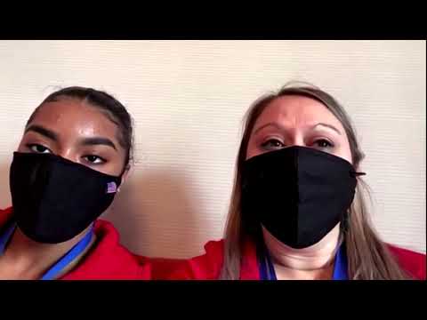 体操選手はCOVID時代のオリンピックの味を得る (Gymnasts get a taste of COVID-era Olympics)