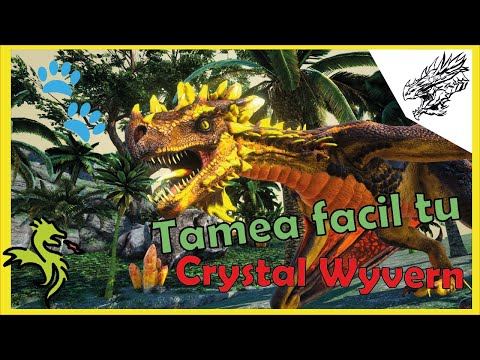 🐾Tame CRYSTAL WYVERN 🐉 FAST & EASY | Crystal Isles ark
