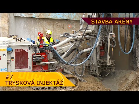 Stavba arény - #7 (Trysková injektáž)