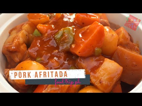 Pinoy Pork Afritada - afritada recipe - afritadang...
