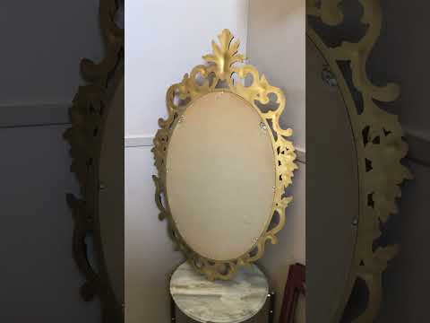 Vintage Gold Ornate Mirror | Syroco Mirror