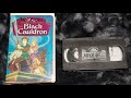 Closing Of Walt Disney The Black Cauldron VHS From 1998
