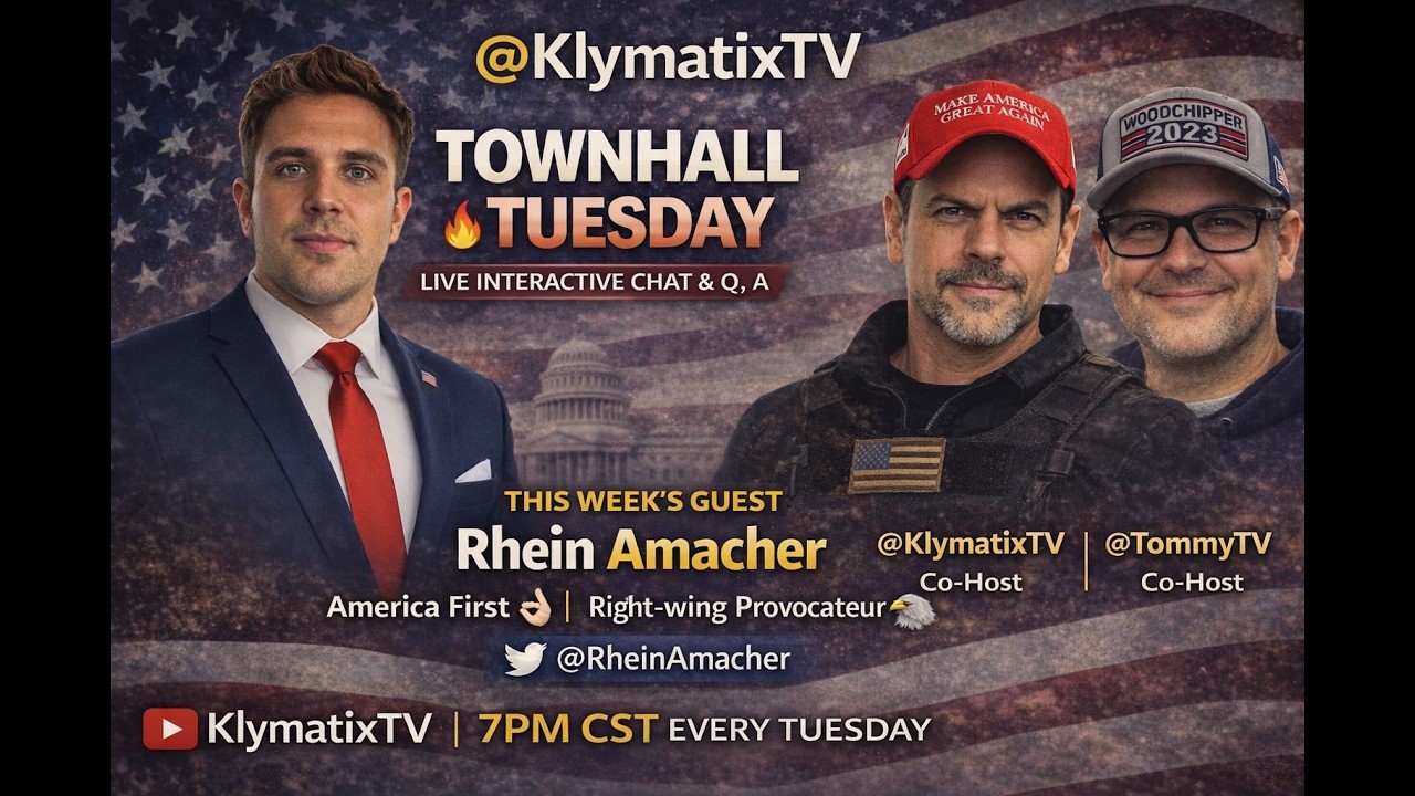 LIVE - ITS A Townhall Tuesday! Featuring Rhein Amacher