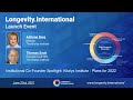 Longevity International Launch Event Adriane Berg And Thomas Seoh