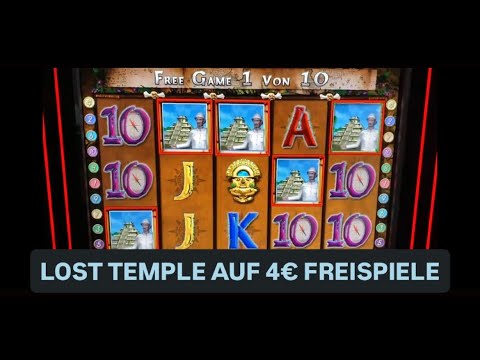 Lost Temple auf 4€ 90 FREISPIELE 🔥 geht ab MEGA GEWINN Spielothek Spielhalle