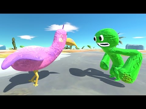 Jumbo Josh vs Opila Bird at Prehistoric - Animal Revolt Battle Simulator