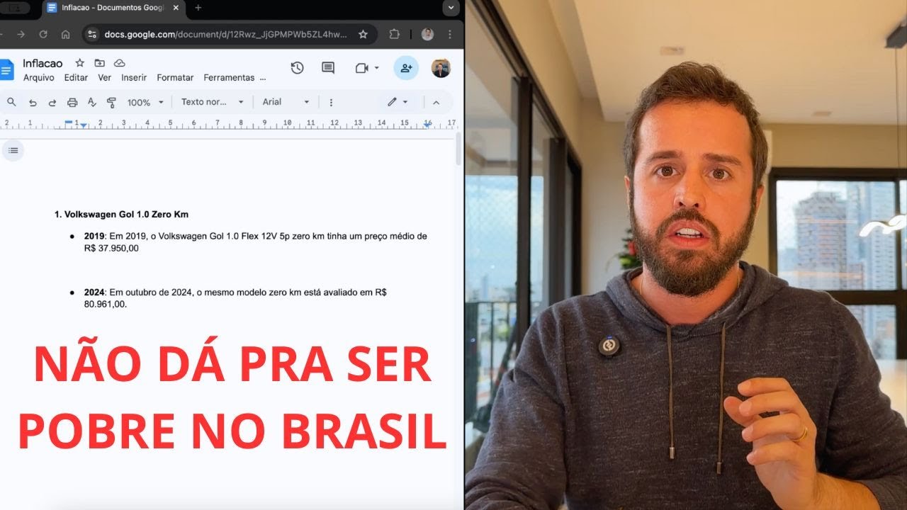 O custo de vida no Brasil subiu demais