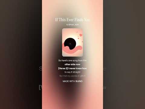 Day 66: 'If This Ever Finds You' - Created with Suno AI
