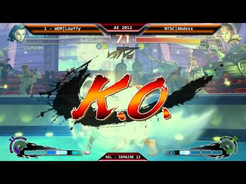 NTSC|Abdess x WDM|Louffy - NSL R13 - SSF4 AE 2012