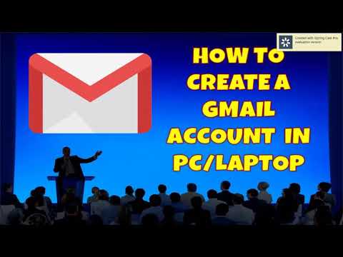 How to create a Gmail account in computer