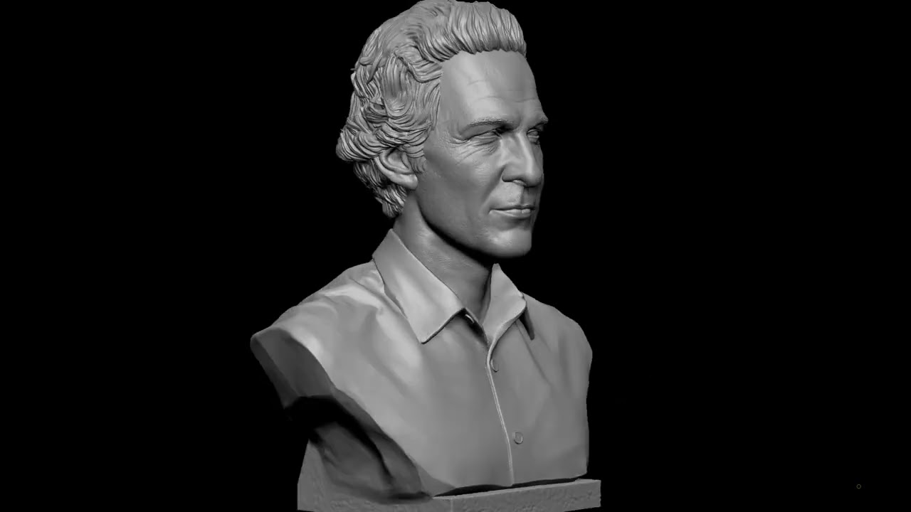 Matthew McConaughey 3D Print Model