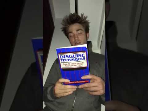 Robert Pattinson reads Disguise Techniques