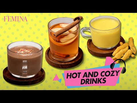 3 Cozy Drinks to Try at Home | Hot Chocolate, Golden Milk & Mulled Apple Cider