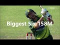 Top 5 Longest Sixes 158m Cricket History