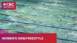MEET RECORD in women's 100m freestyle final | 2026 Speedo Canadian Open | #CBCSports