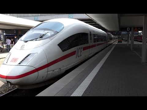 ICE 3 @ München Hauptbahnhof 4K