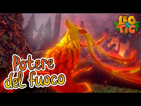 Leo e Tig Italia 🐯🐆 🔥 Potere del fuoco ❤️‍🔥 Cartone animato per bambini