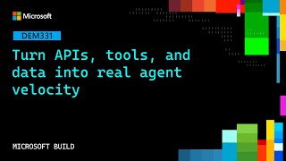 Turn APIs, tools, and data into real agent velocity | DEM331