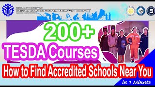 TESDA Courses Offered: How to Instantly Find Accredited Schools Near You (No Voice)