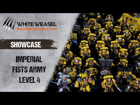 Imperial Fists army level 4 – Showcase