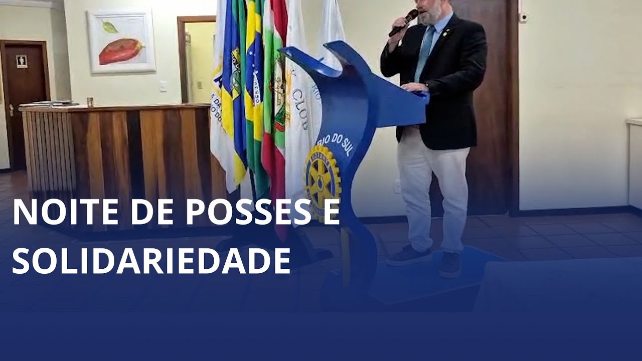 Rotary e Casa da Amizade acolhem novos associados, em Rio do Sul