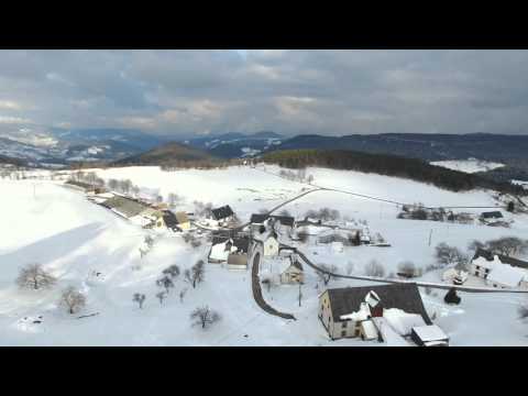 Fly over the Vosges Mountains