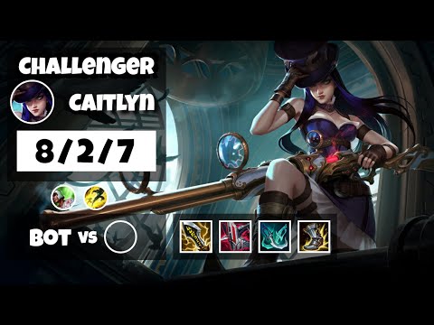 Caitlyn vs Kai'Sa NA Challenger BOT (8/2/7) - v11.18
