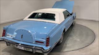 1978 LINCOLN CONTINENTAL MARKV 460CUI V8 WEDGEWOOD BLUE