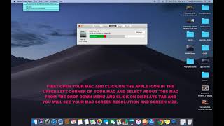 HOW TO CHECK SCREEN SIZE AND SCREEN RESOLUTION ON MAC IN MAC OS MOJAVE