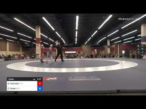 100 Lbs Rr Rnd 3 - Nova Estrada, ET Wrestling Vs Zoe Greer, Betterman Elite Wrestling 6f06