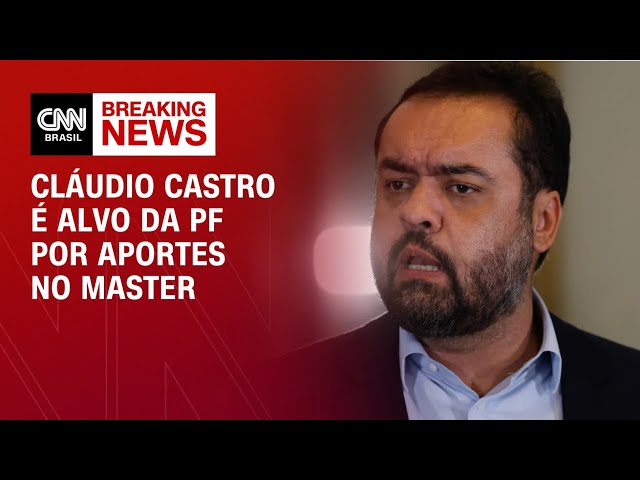 Cláudio Castro é alvo da PF por aportes da Rioprevidência no Master | CNN NOVO DIA